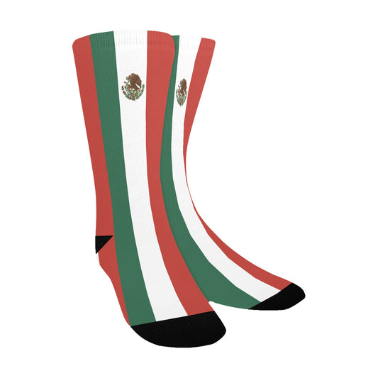 Mexico Flag Inspired Kid's Custom Socks | Ships from USA