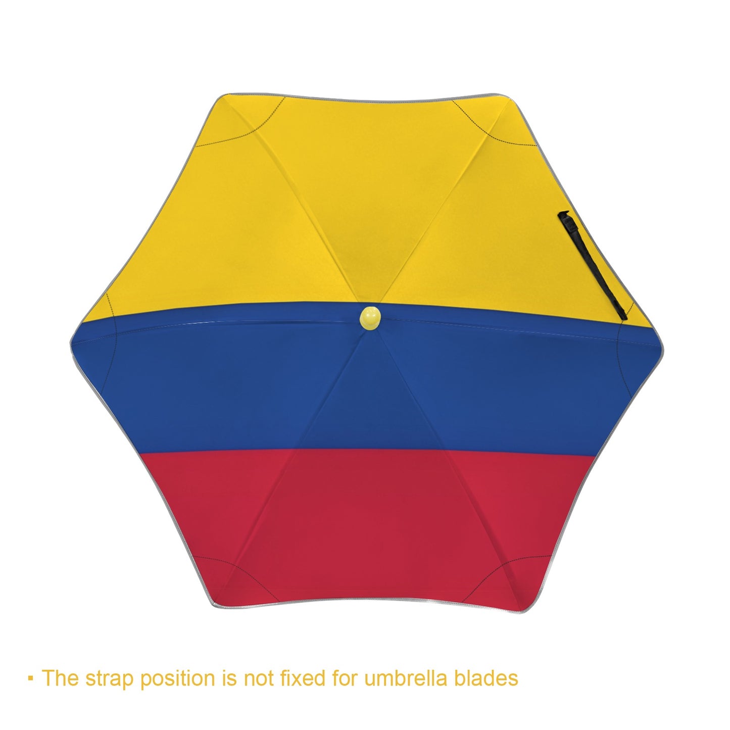 Colombia Flag Inspired Kids Safe Round Corner Umbrella