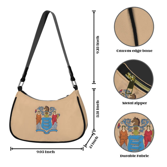 New Jersey Flag Inspired Women's Shoulder Bag