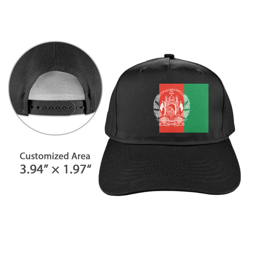 Afghanistan Flag Inspired Baseball Cap | Printed in the USA