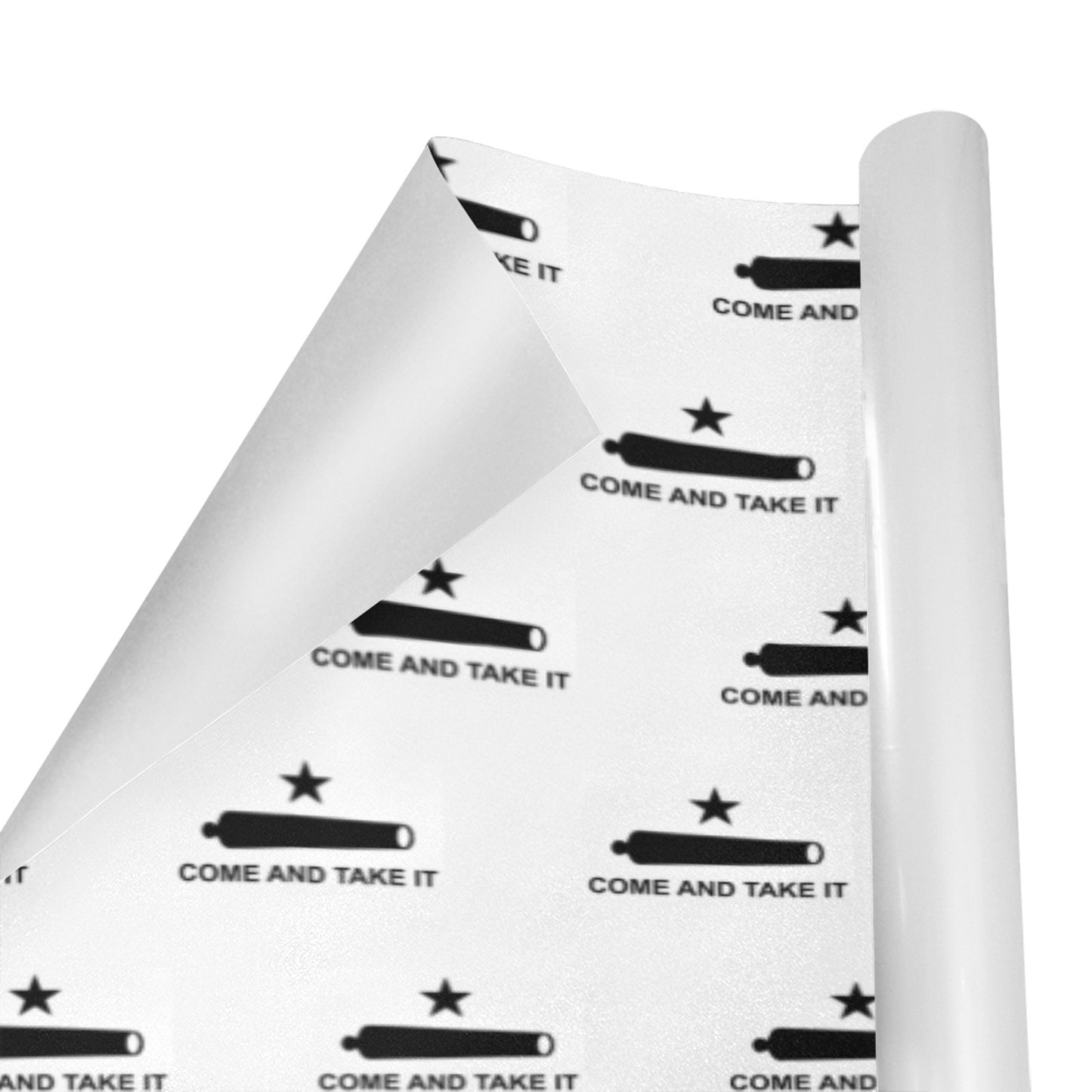 Come and Take It Flag Custom Gift Wrapping Paper 58"x 22.5" (4 Rolls)