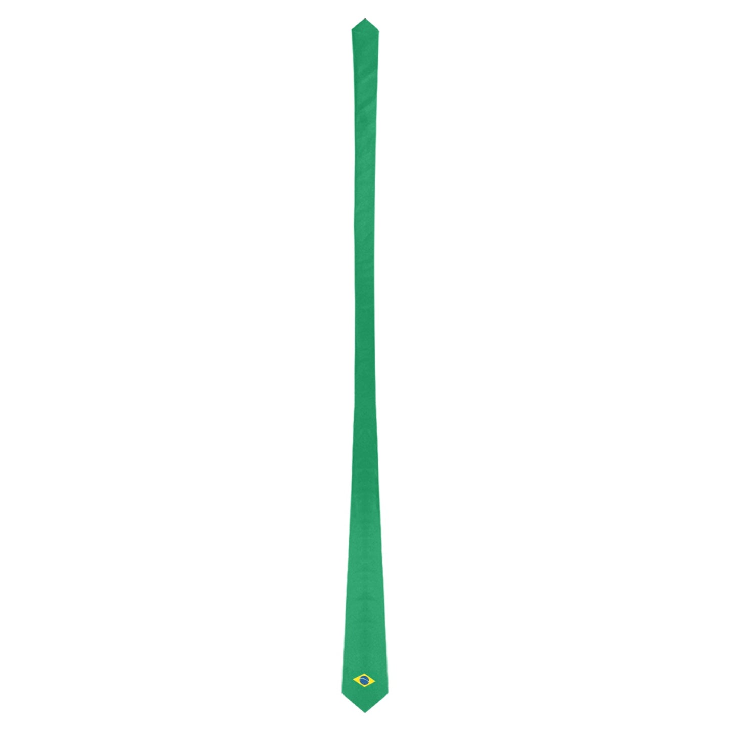Brazil Flag Inspired Classic Necktie (Two Sides)