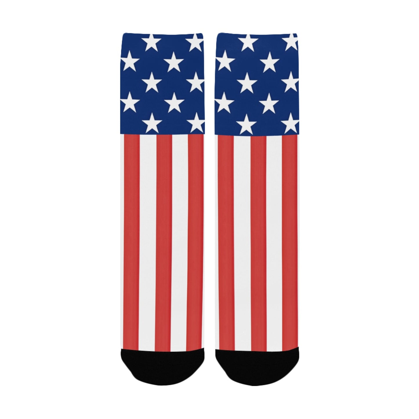 USA/American Flag Inspired Women's Custom  Socks | Ships from USA