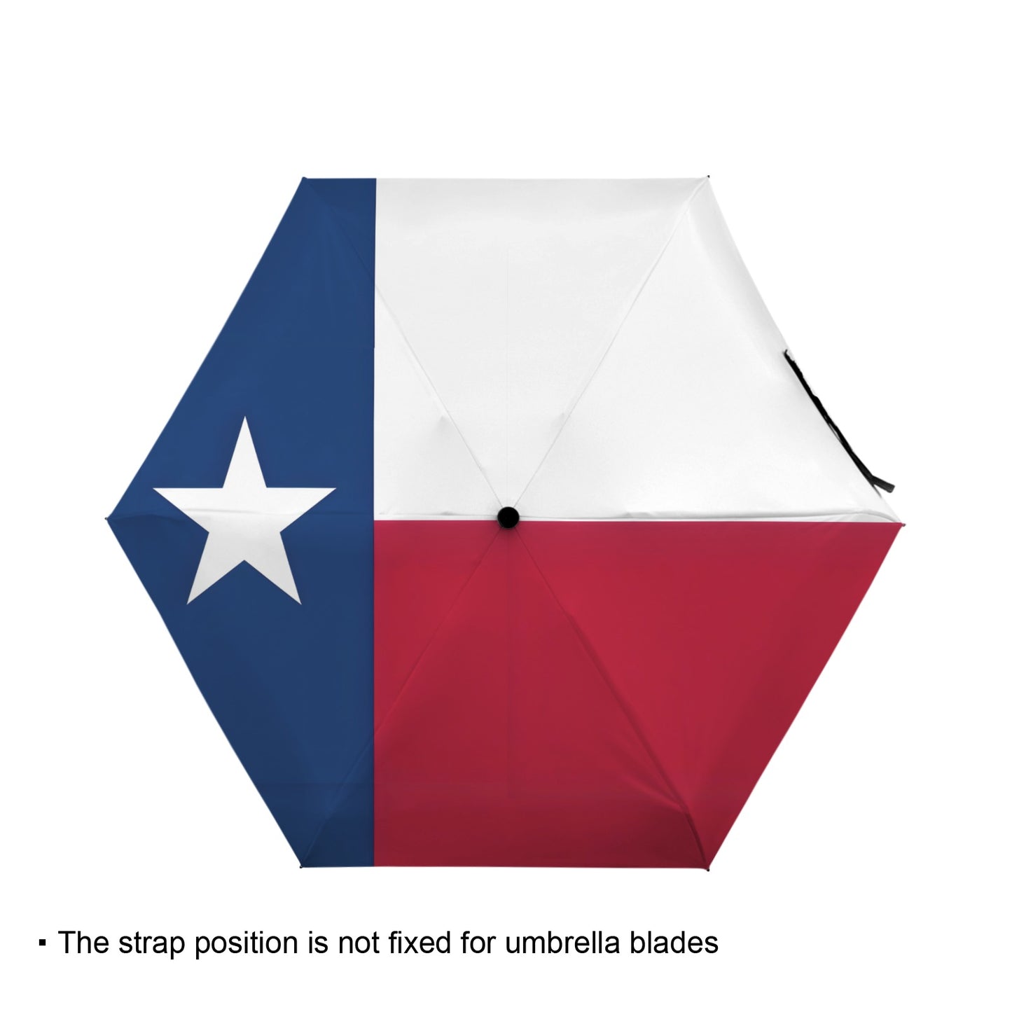 Texas Flag Inspired Mini Compact Umbrella