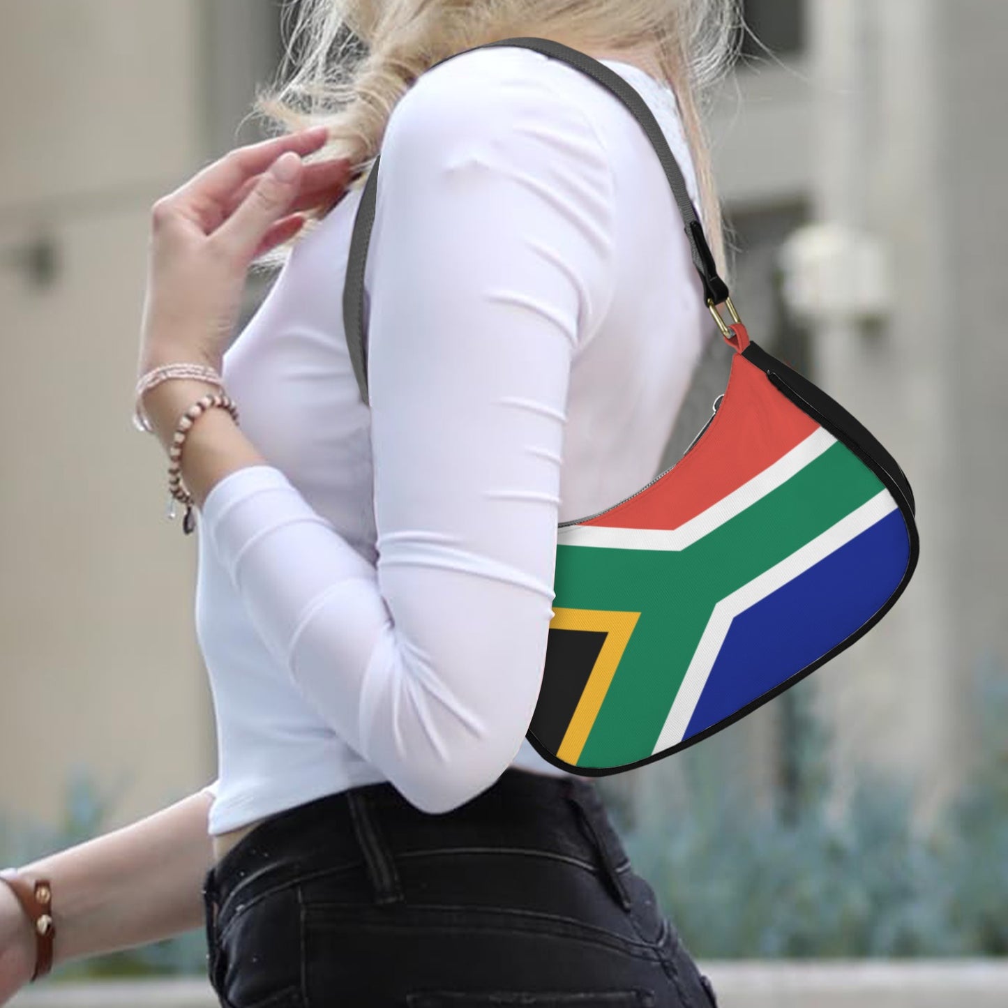 South Africa Flag Inspired Women's Shoulder Bag