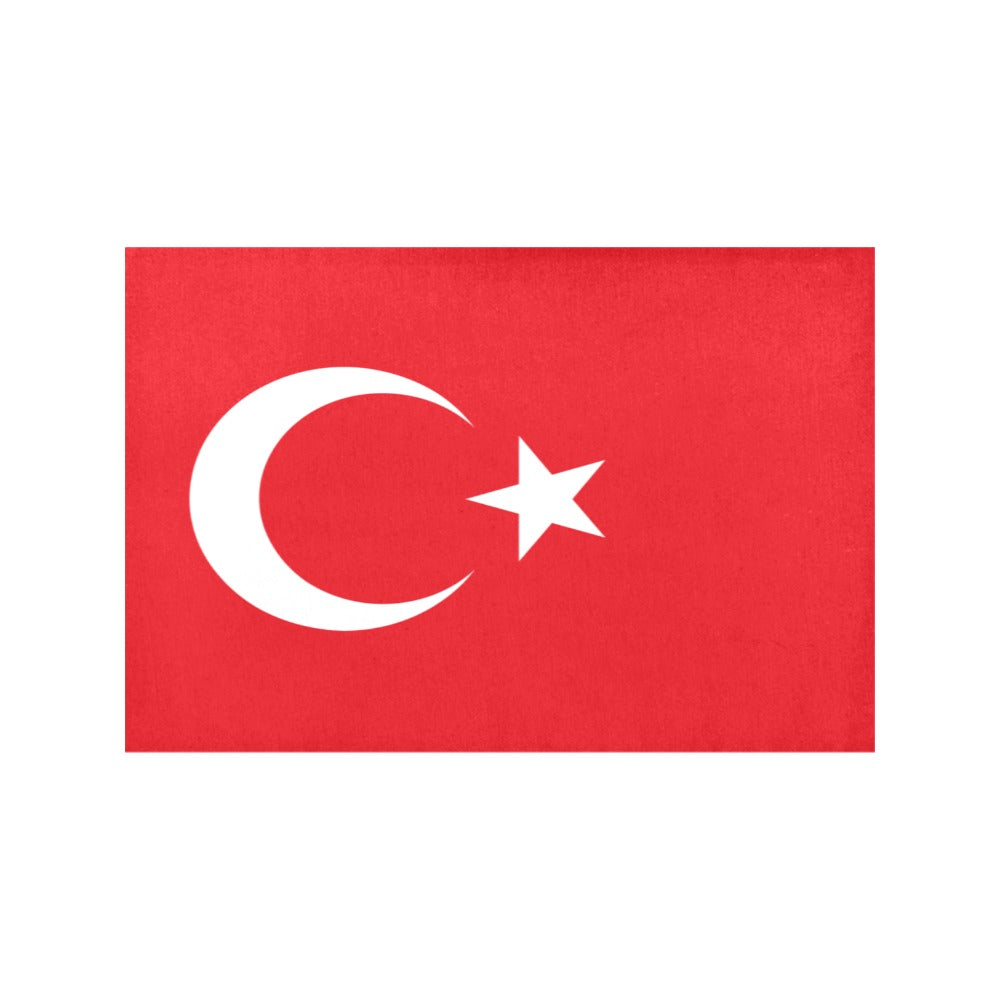 Turkey Flag Placemats 12" x 18" (Set of 6)