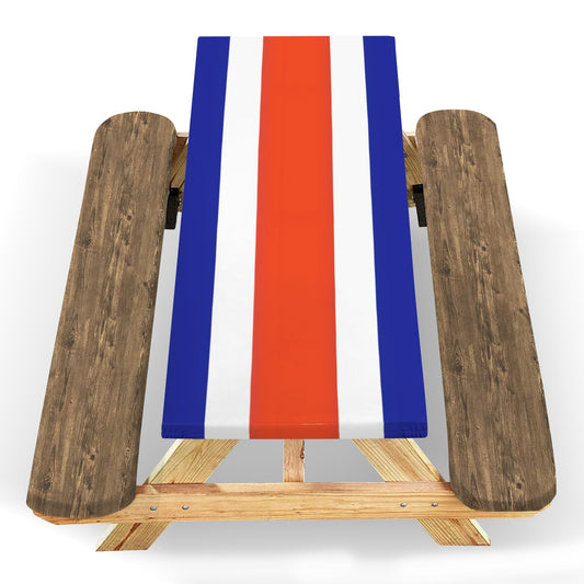 Costa Rica Flag Picnic Table Cover (72" x 30") (Made in the USA)