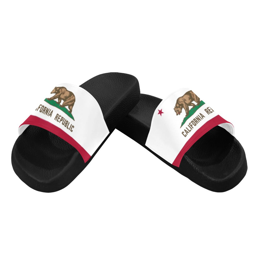 California Flag Inspired Women's Slide Sandals