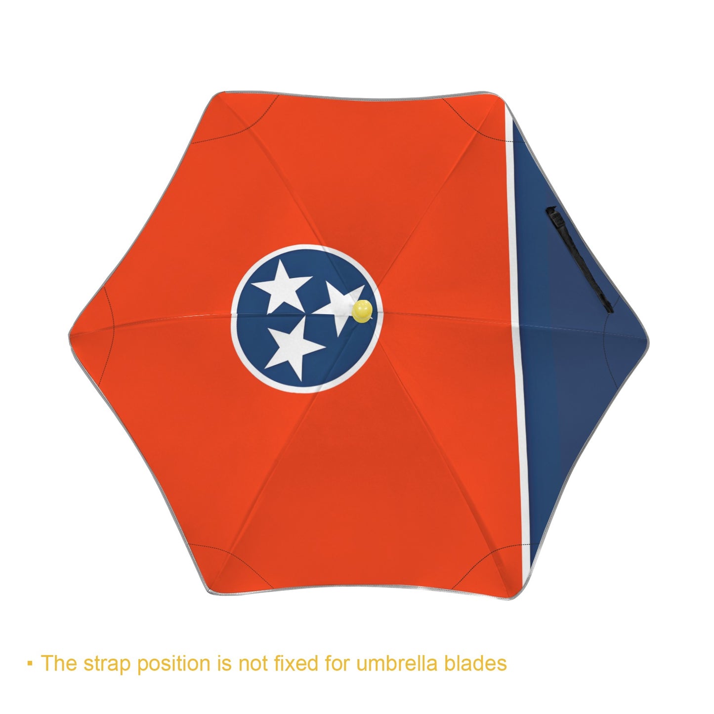Tennessee Flag Inspired Kids Safe Round Corner Umbrella