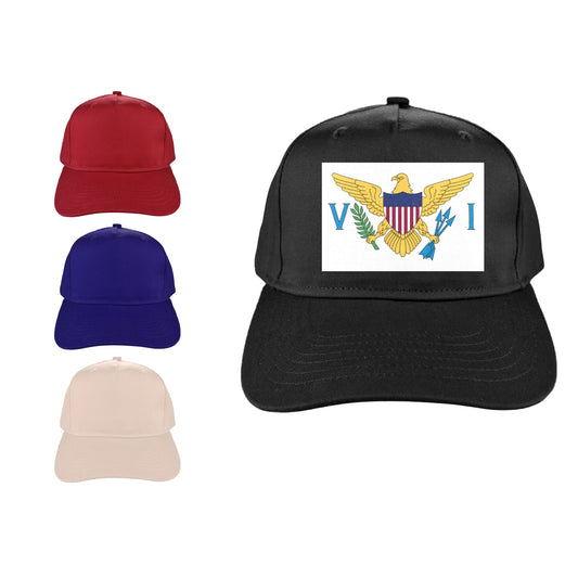 Virgin Islands Flag (US) Baseball Cap (Made in USA)