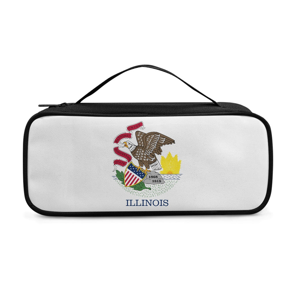 Illinois Flag Inspired Stethoscope Storage Bag