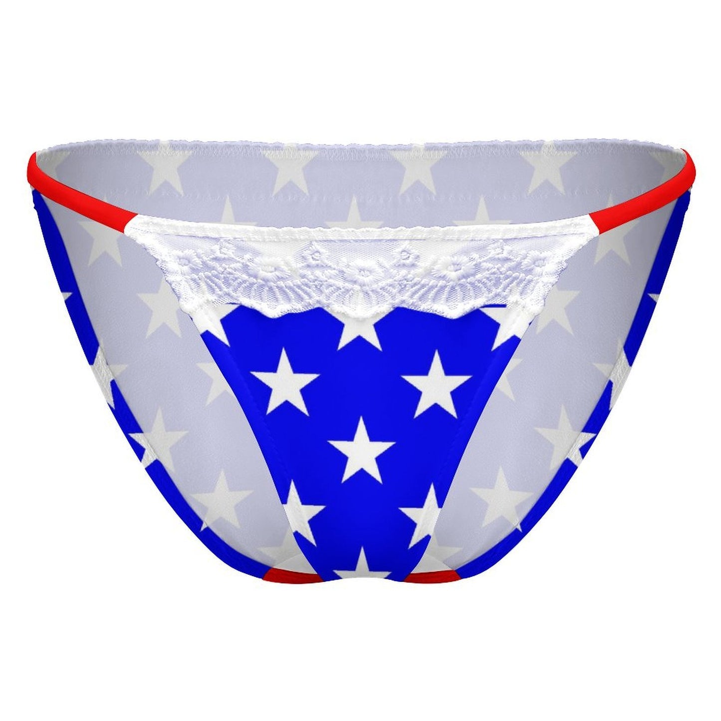 USA/American Flag Inspired Style-2 Lace Trim Underwear
