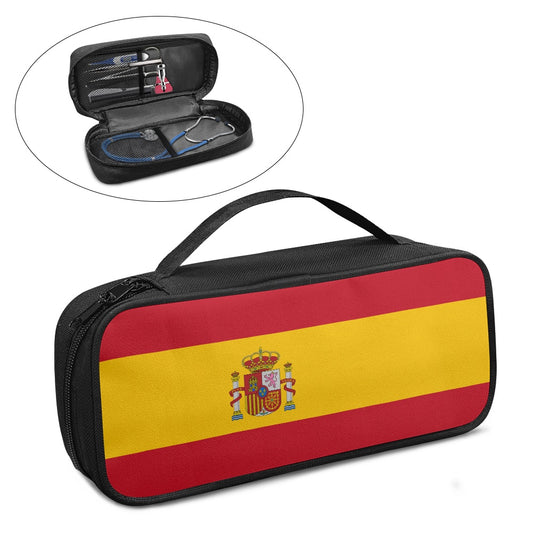 Spain Flag Inspired Stethoscope Storage Bag
