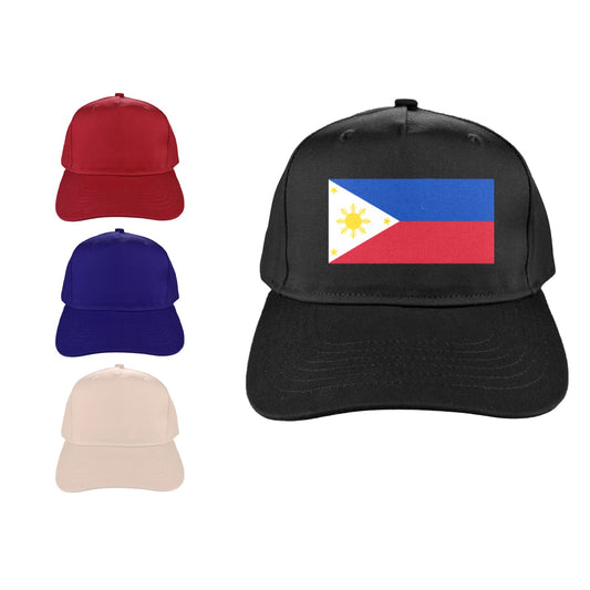 Philippines Flag Baseball Cap (Made in USA)