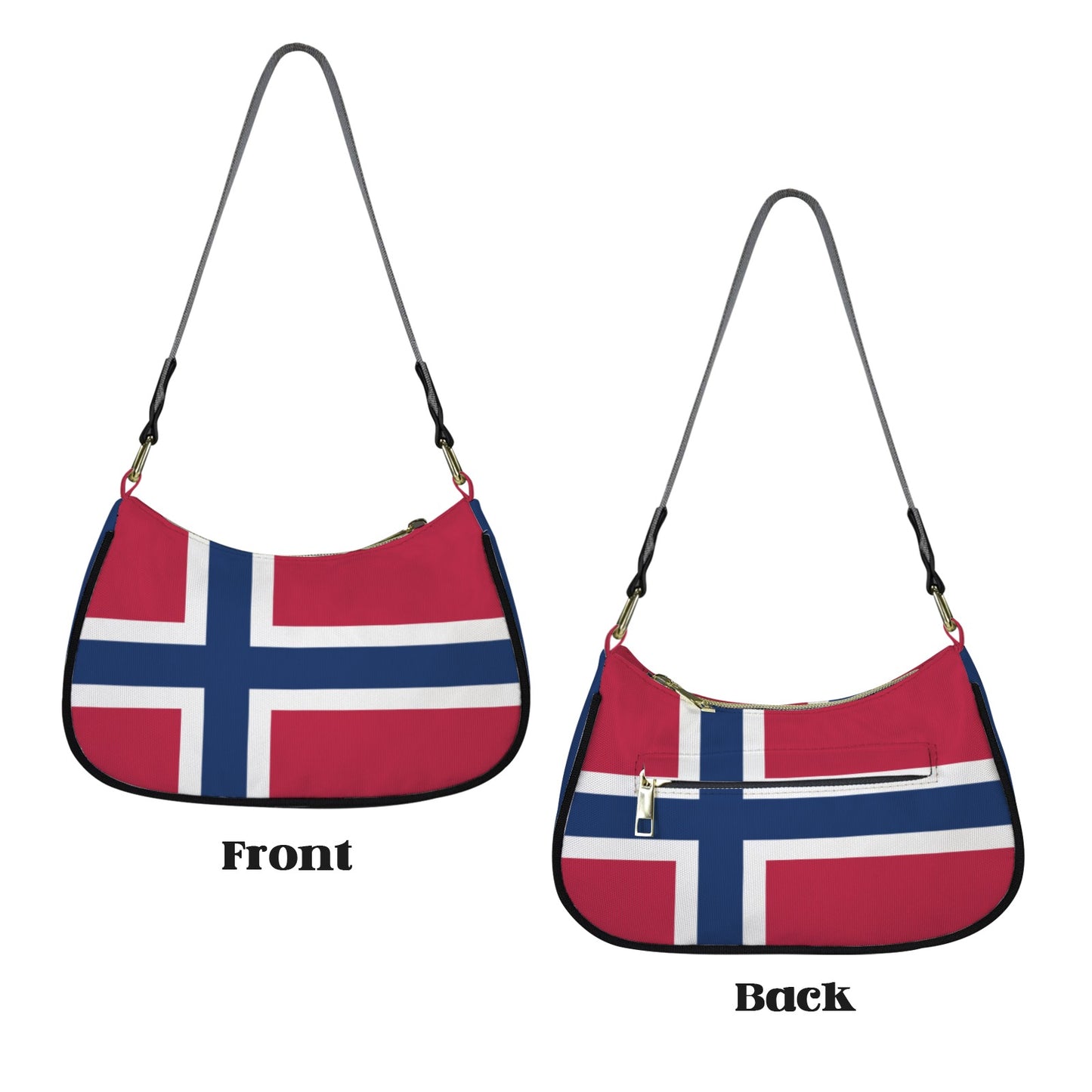 Norway Flag Inspired Women's Shoulder Bag
