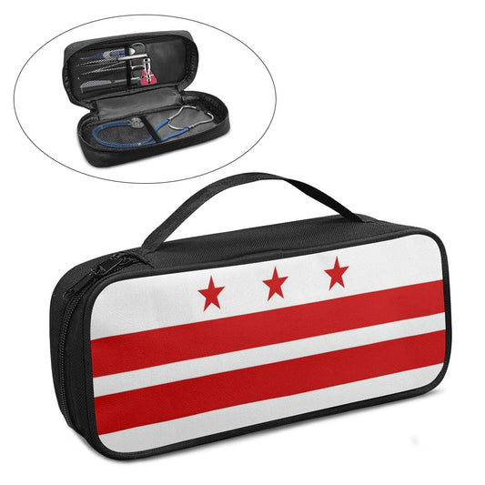 Washington DC Flag Inspired Stethoscope Storage Bag