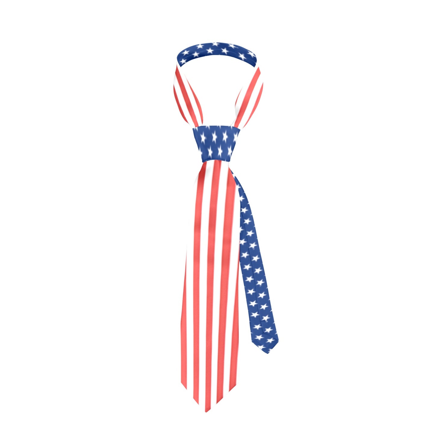 USA/American Flag Inspired Style-2 Classic Necktie (Two Sides)