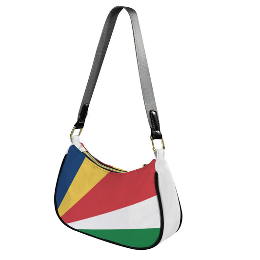 Seychelles Flag Inspired Women's Shoulder Bag