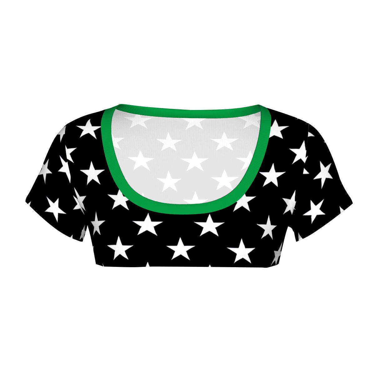Thin Green Line Flag Inspired Women's 1/2 Cut Short Sleeve T-Shirt