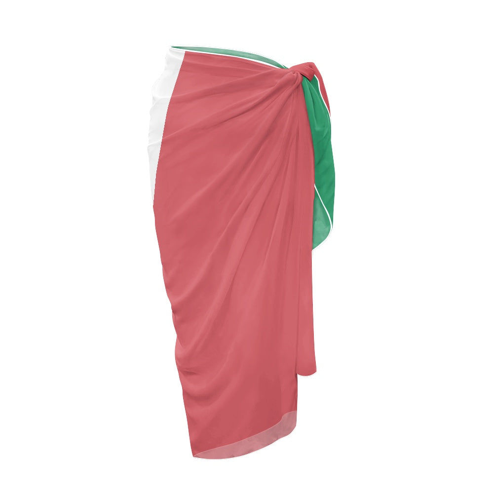 Italy Flag Inspired Bikini Cover-Up