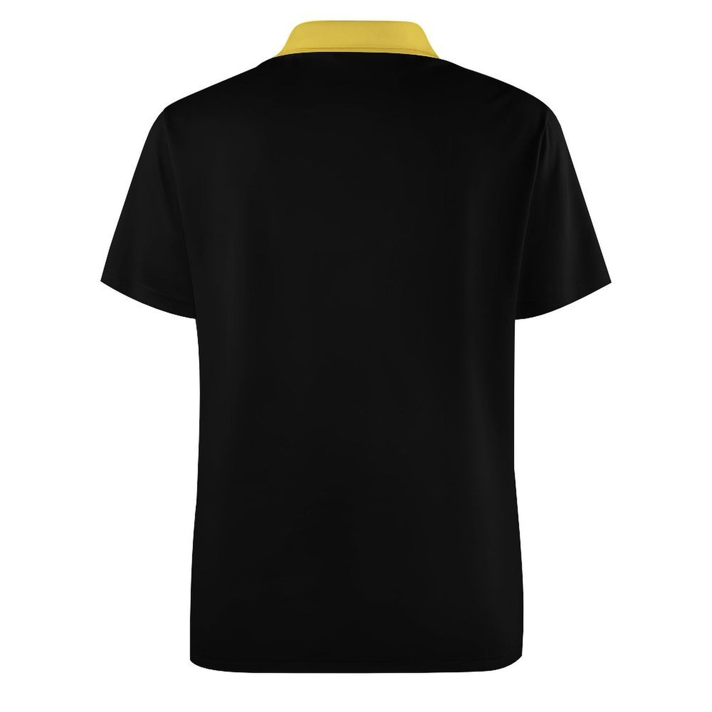 Thin Gold Line Flag Inspired Women's Straight Fit Polo Shirt