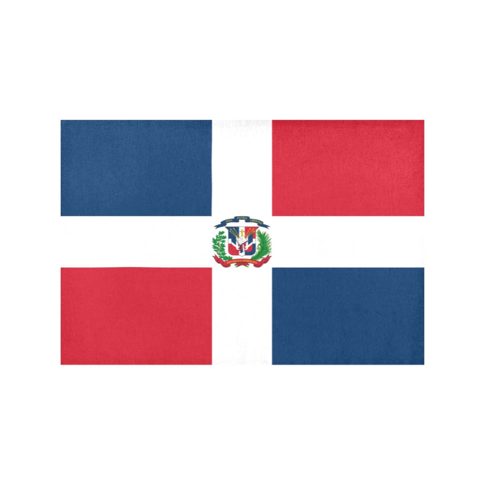 Dominican Republic Flag Placemats 12" x 18" (Set of 6)