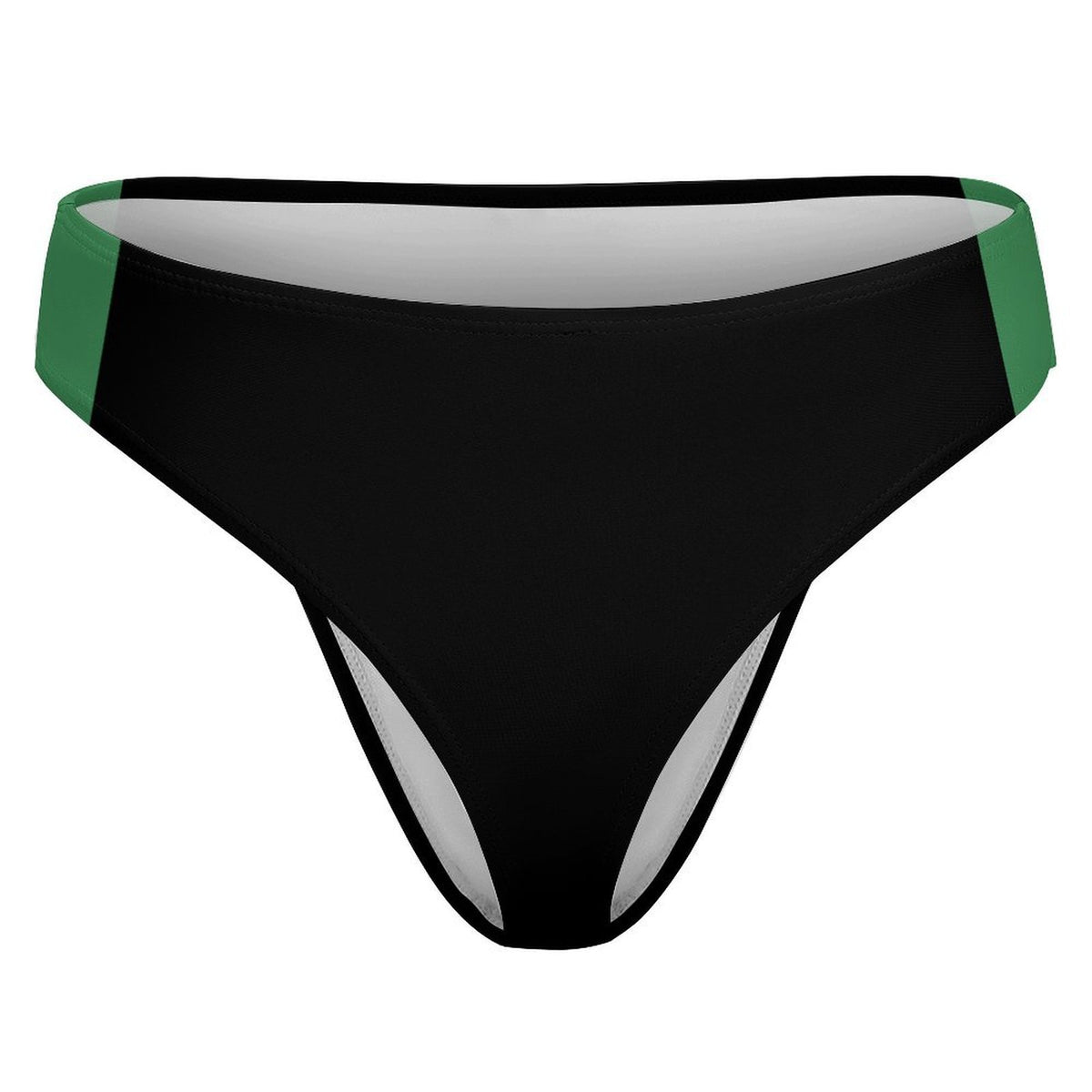 Thin Green Line Flag Inspired T-Back Thong Bikini