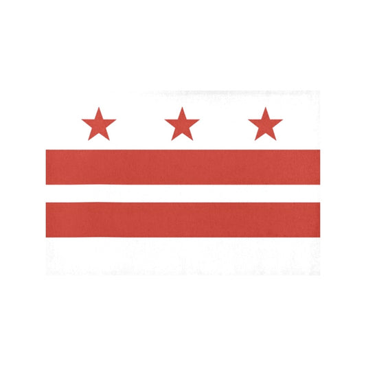 Washington DC Flag Placemats 12" x 18" (Set of 6)