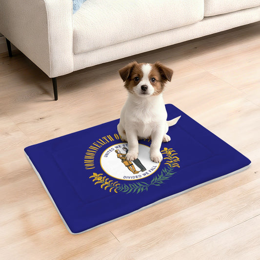 Kentucky Flag Inspired Pet Mat 25x18inch (Made in the USA)