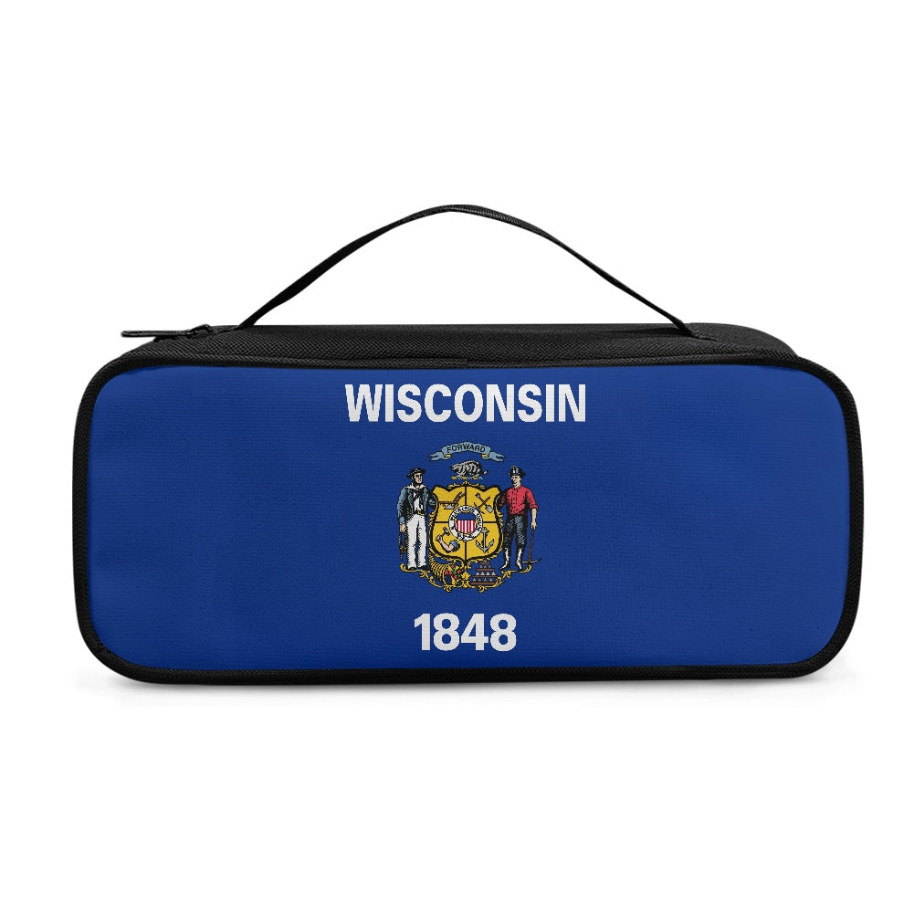 Wisconsin Flag Inspired Stethoscope Storage Bag