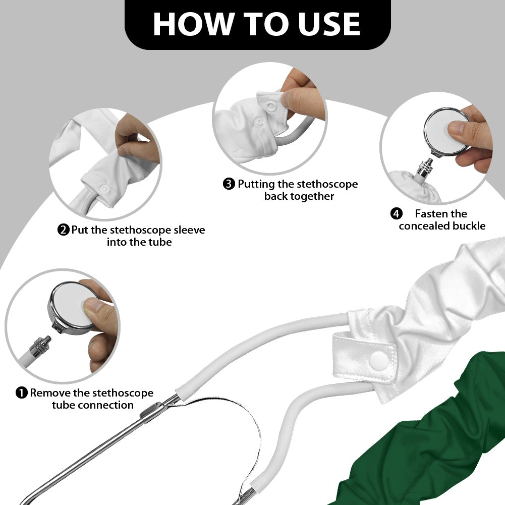 Pakistan Flag Inspired Stethoscope Protective Cover