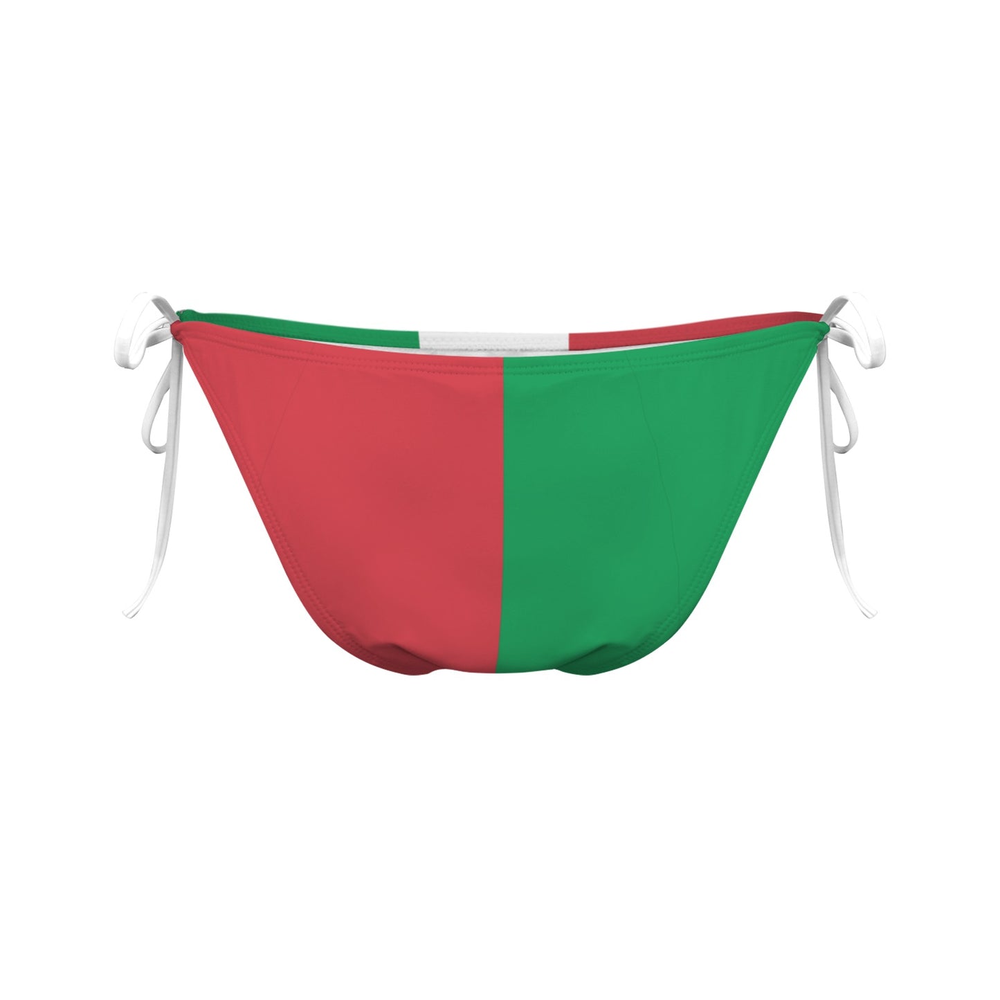 Italy Flag Inspired Side-Tie Bikini Bottom