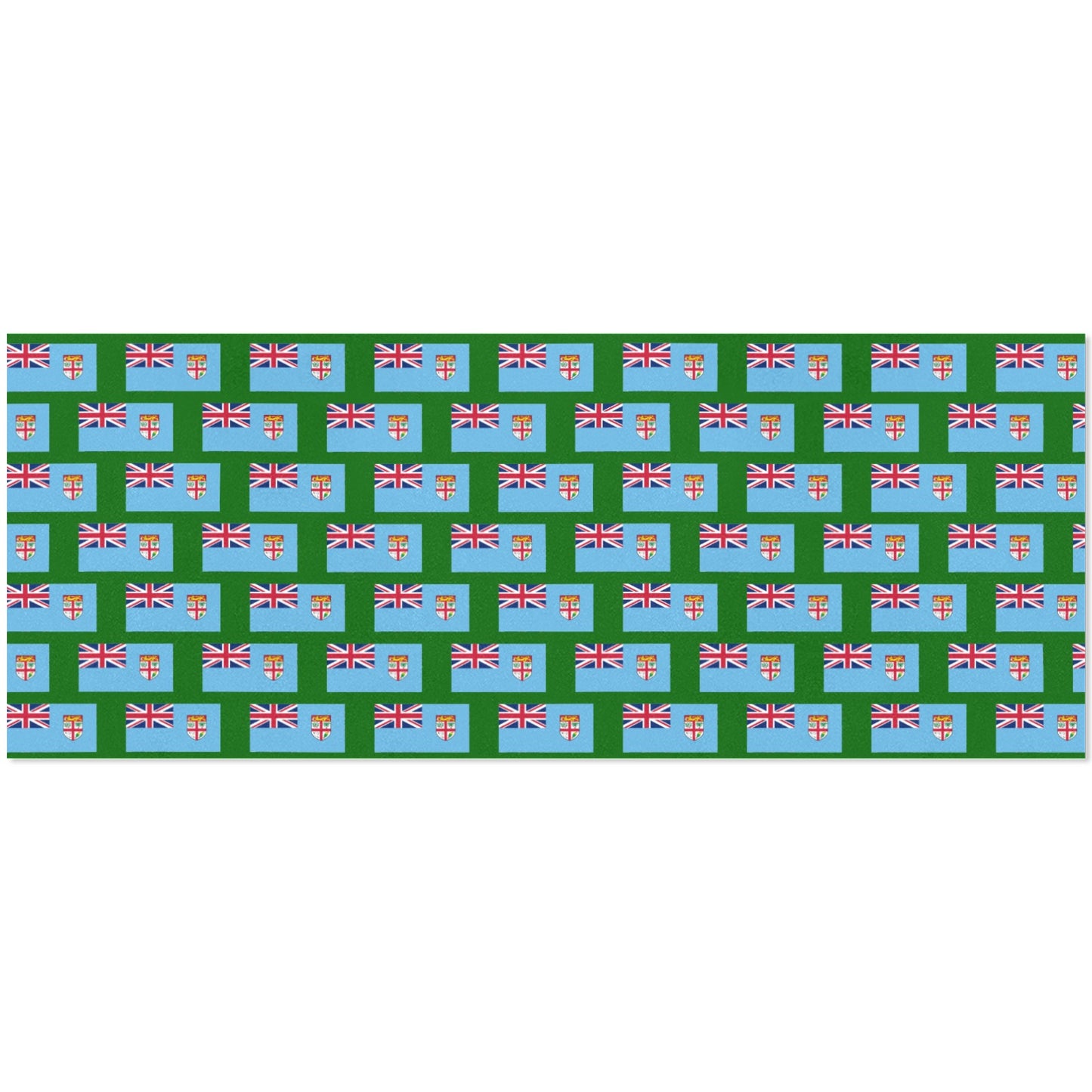 Fiji Flag Inspired Custom Gift Wrapping Paper 58"x 22.5" (4 Rolls)