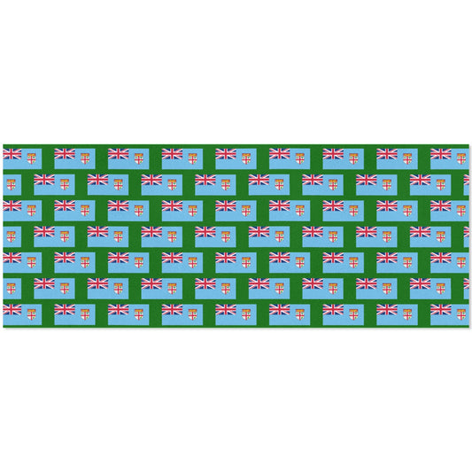 Fiji Flag Inspired Custom Gift Wrapping Paper 58"x 22.5" (4 Rolls)