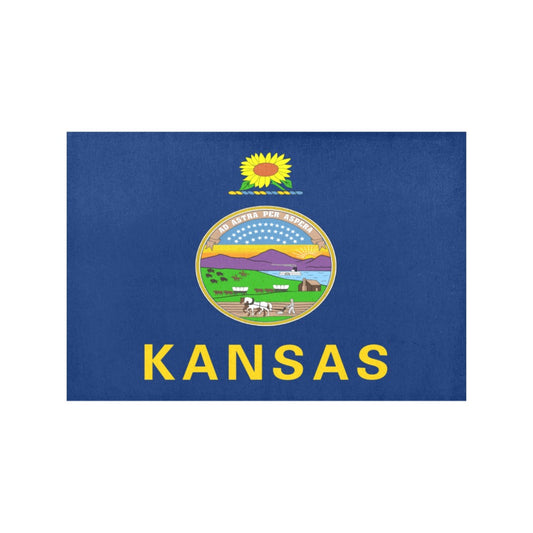 Kansas Flag Placemats 12" x 18" (Set of 6)