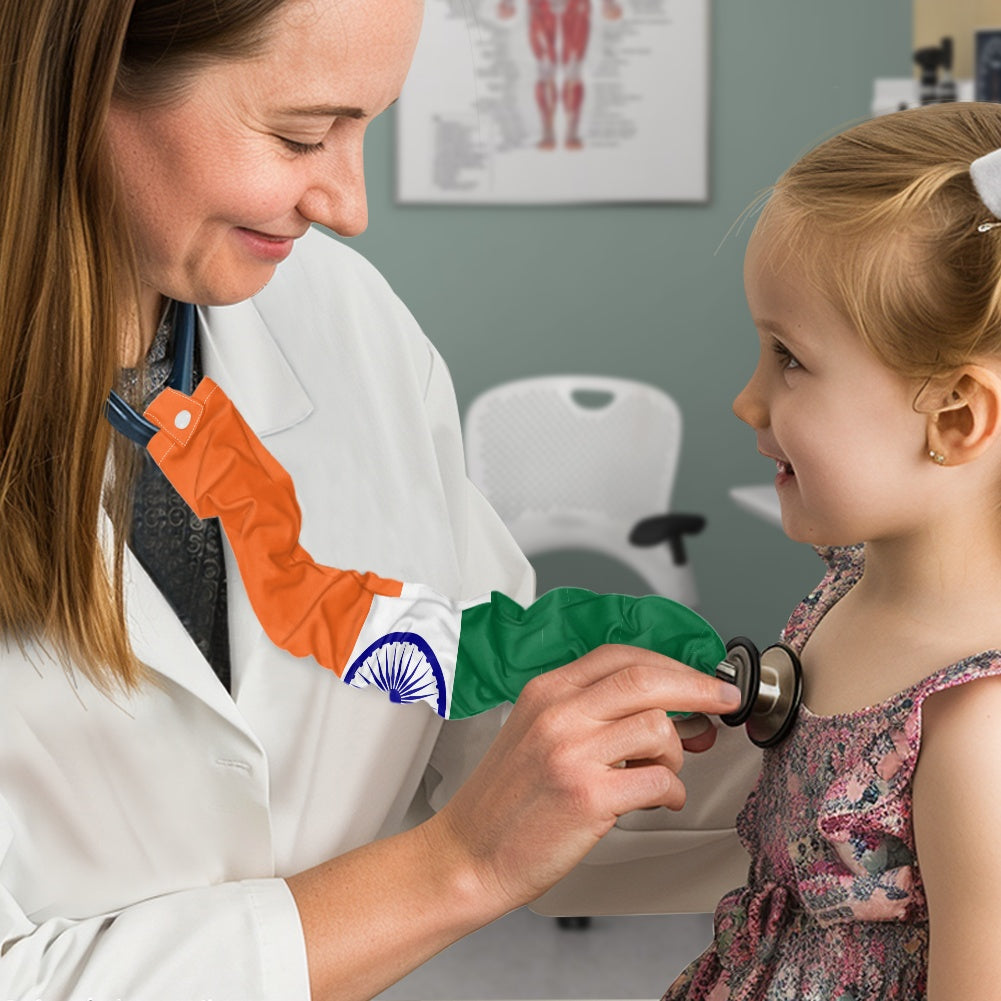 India Flag Inspired Stethoscope Protective Cover