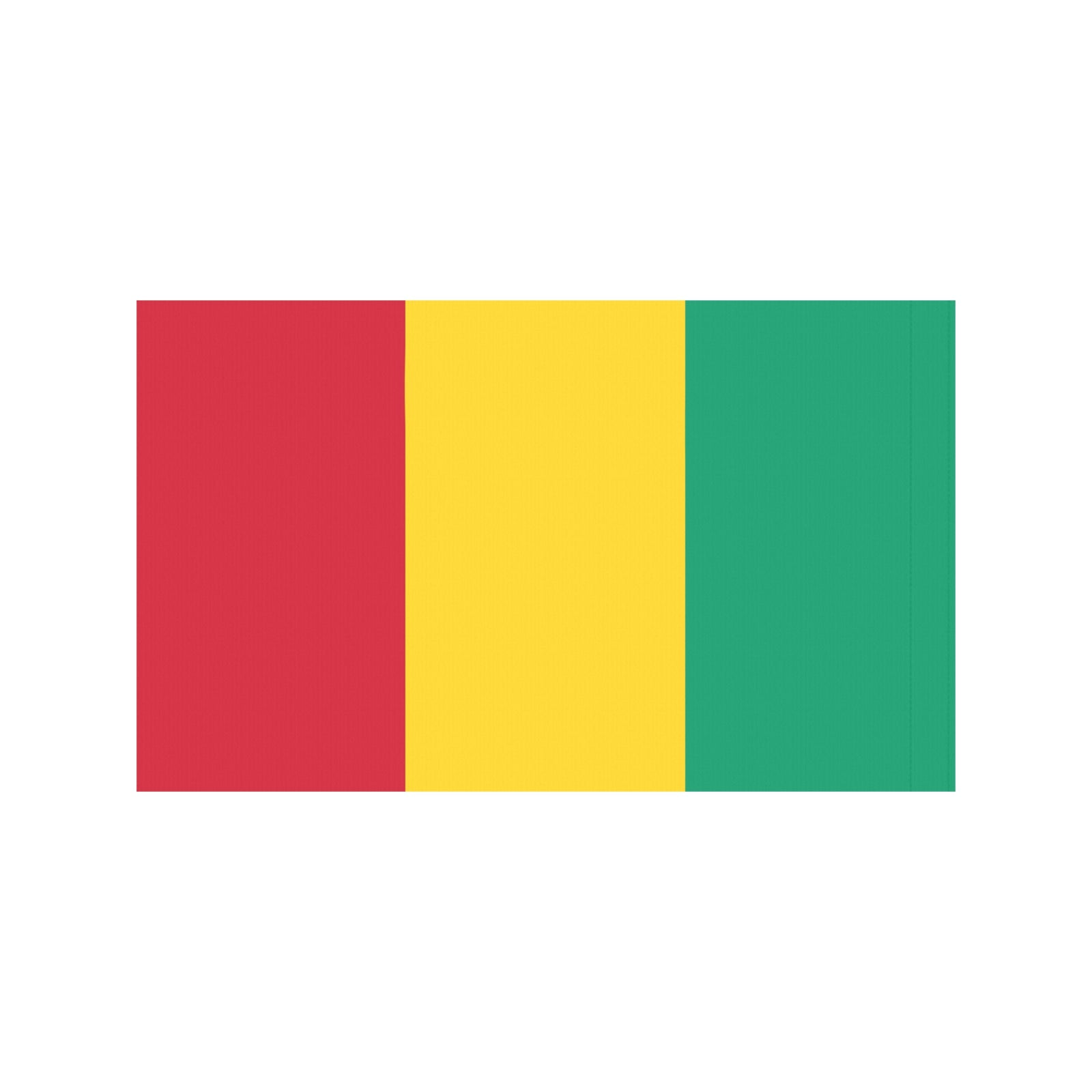 Luv My Flag vertical tricolor flag: red, yellow, green.