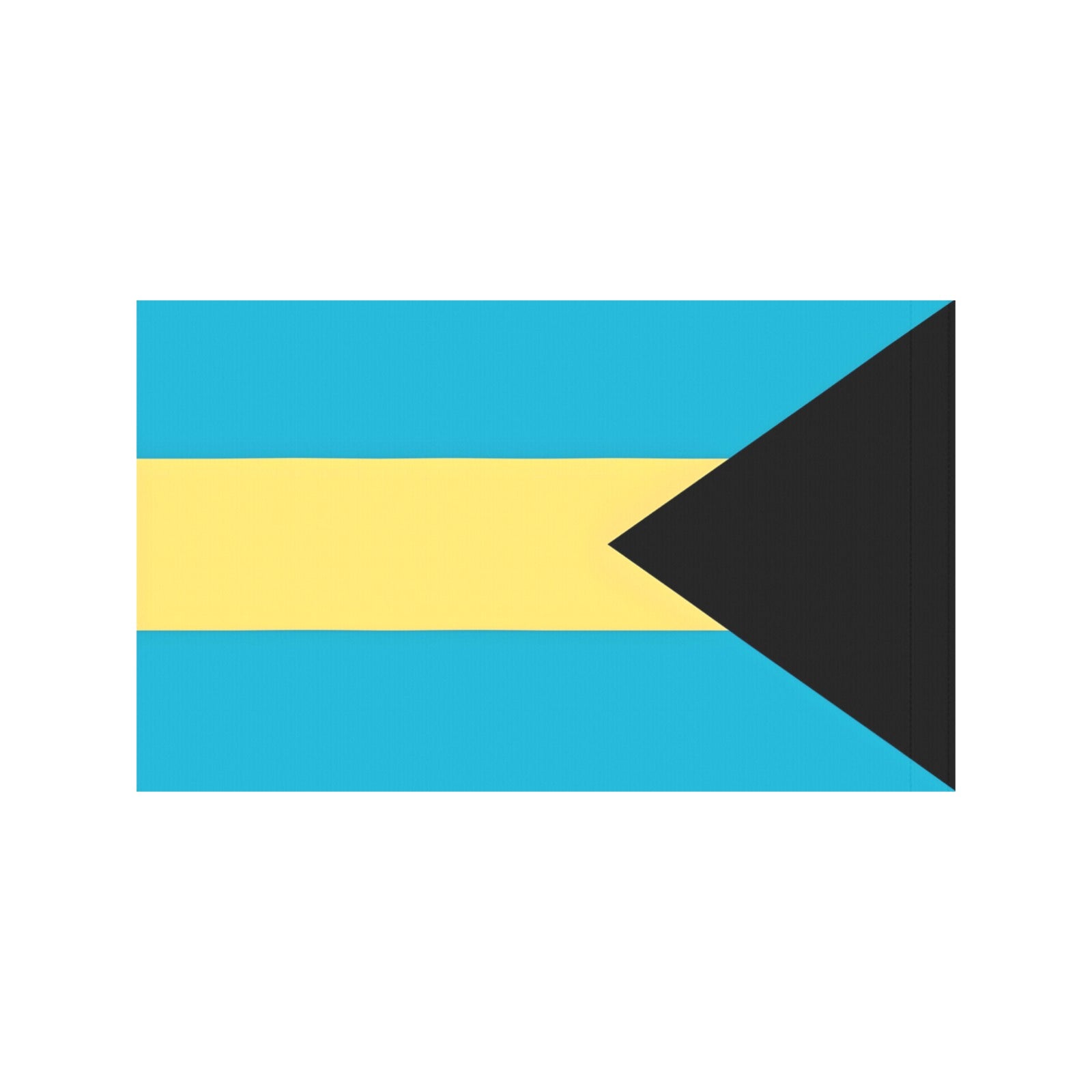 Bahamas flag design on Luv My Flag brand product.