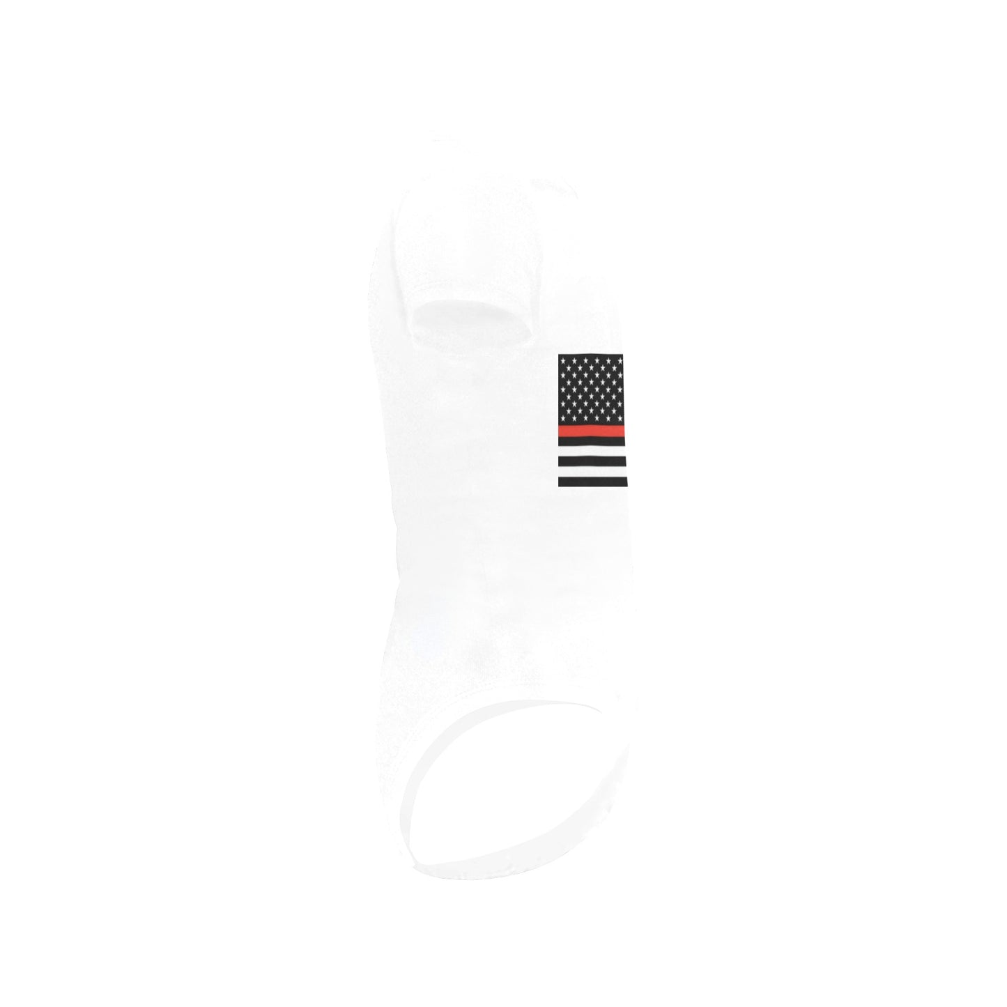 Thin Red Line Flag Baby Short Sleeve Unisex Bodysuits (Made in USA）