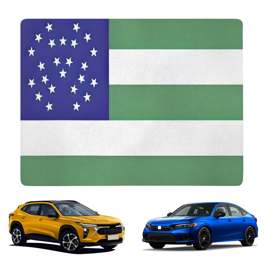 NYPD Flag Inspired Car Trunk Mat 100 × 75 cm / 39.4 × 30 in Printed in the USA