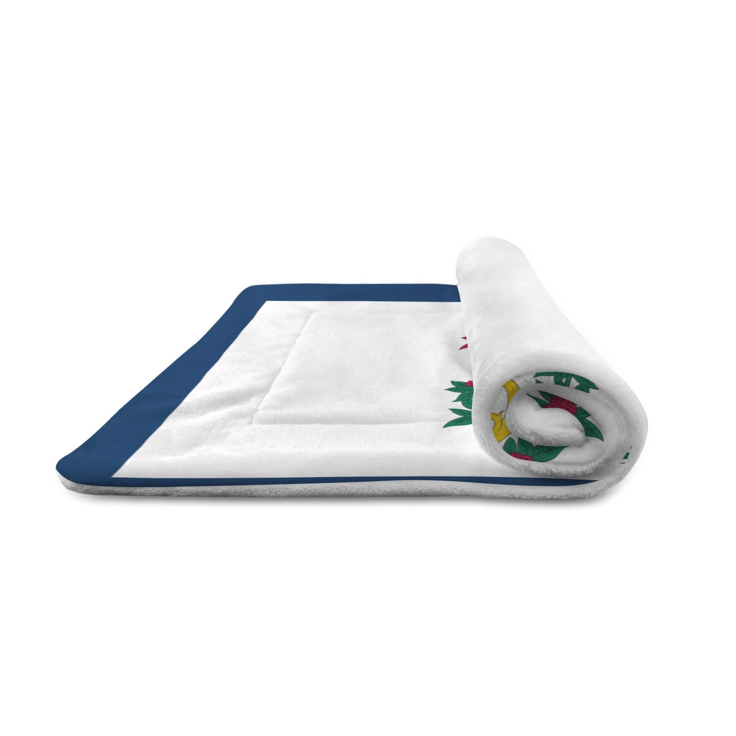 West Virginia Flag Inspired Pet Mat 25x18inch (Made in the USA)