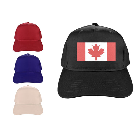Canada Flag Baseball Cap (Made in USA)