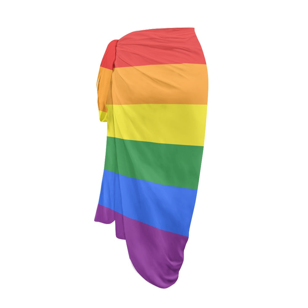 Rainbow Flag Inspired Bikini Cover-Up