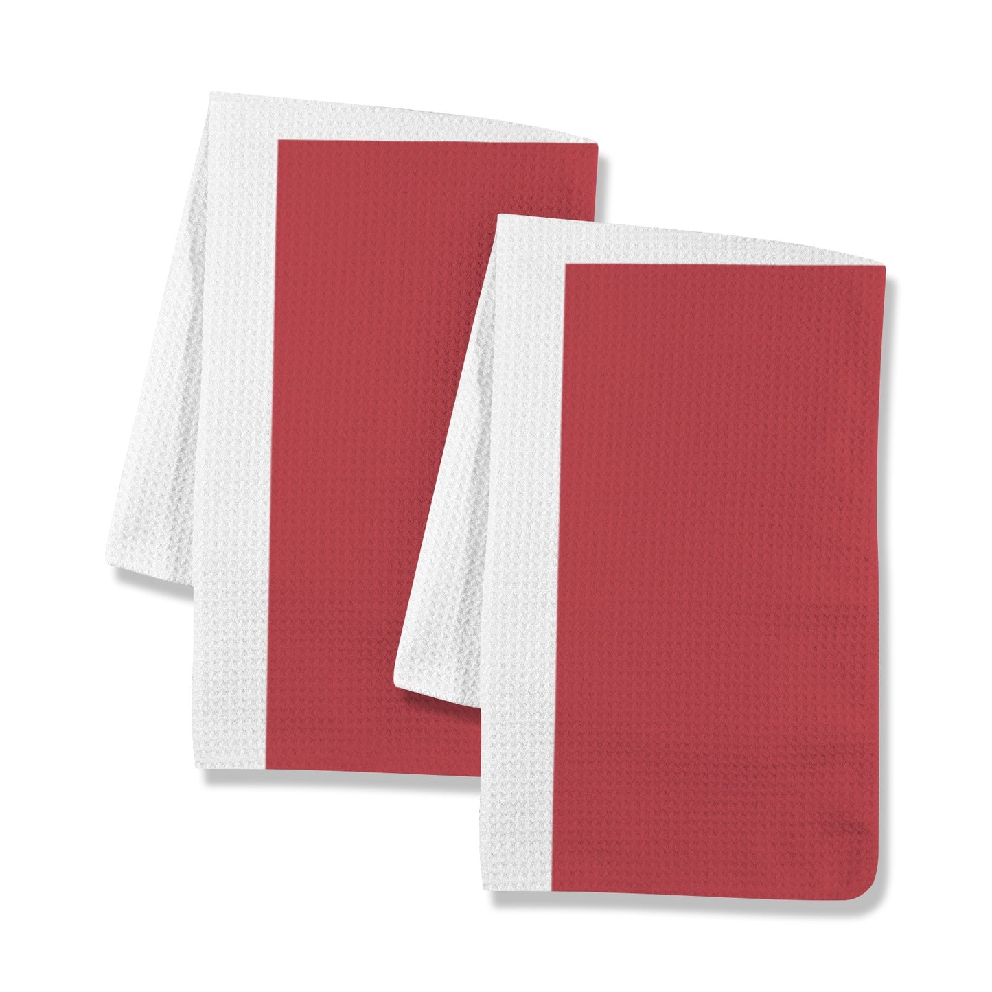 Denmark Flag Inspired Kitchen Towel 40X60cm (Pack of 2) (Made in the USA)
