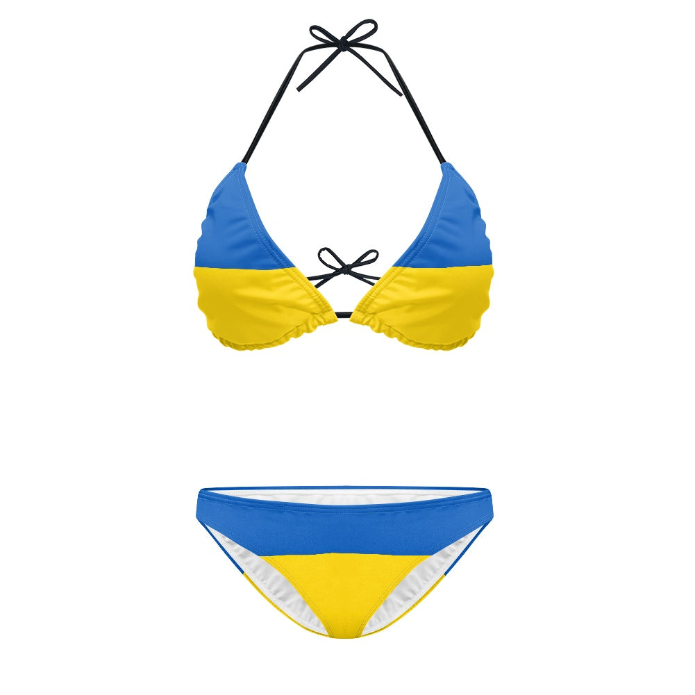 Ukraine Flag Inspired Women's Bikini