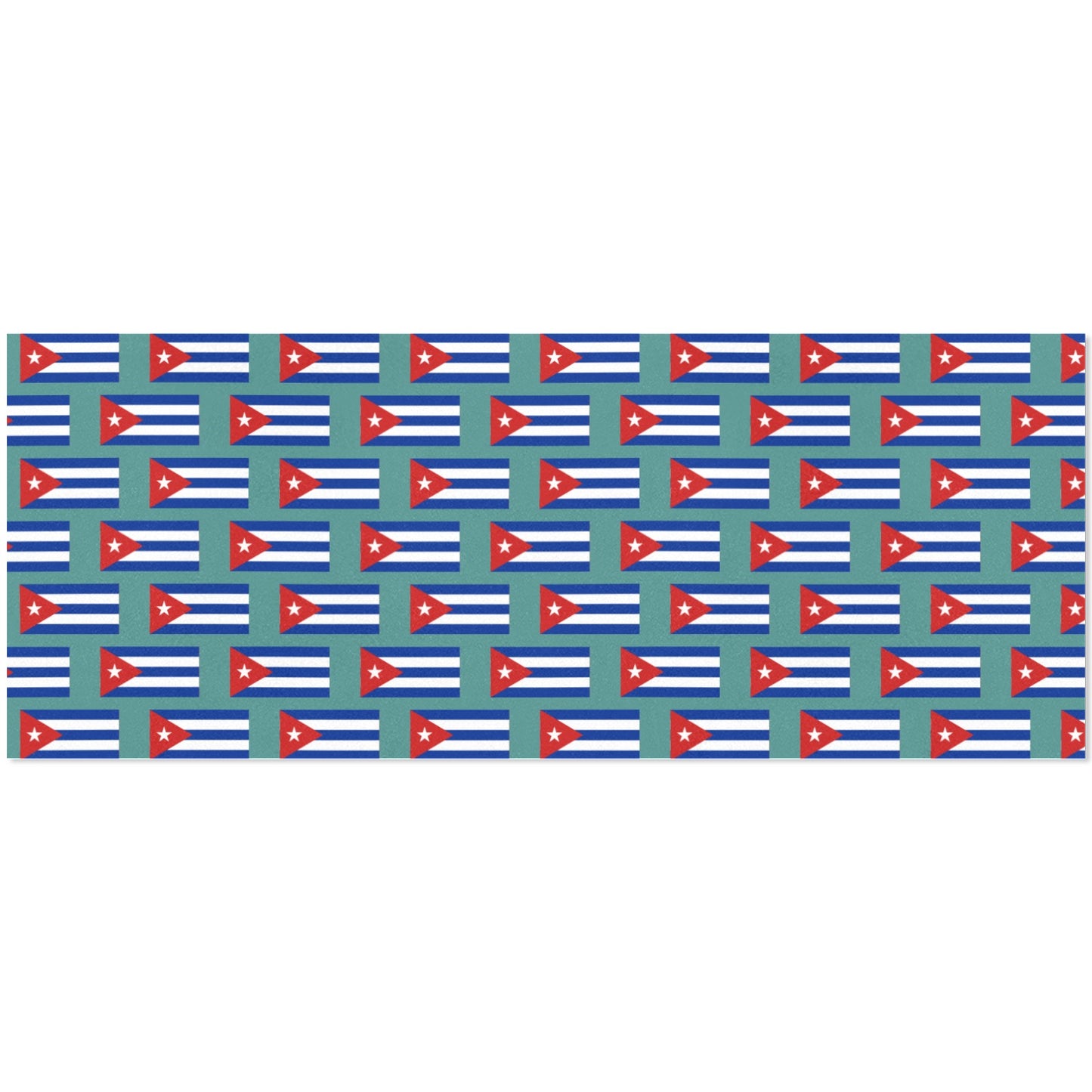 Cuba Flag Inspired Custom Gift Wrapping Paper 58"x 22.5" (4 Rolls)