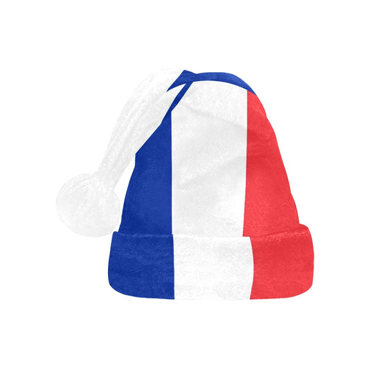 France Flag Christmas Santa Hat