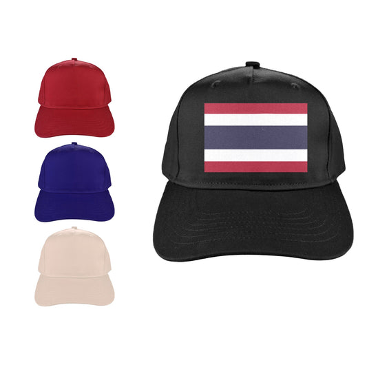 Thailand Flag Baseball Cap (Made in USA)