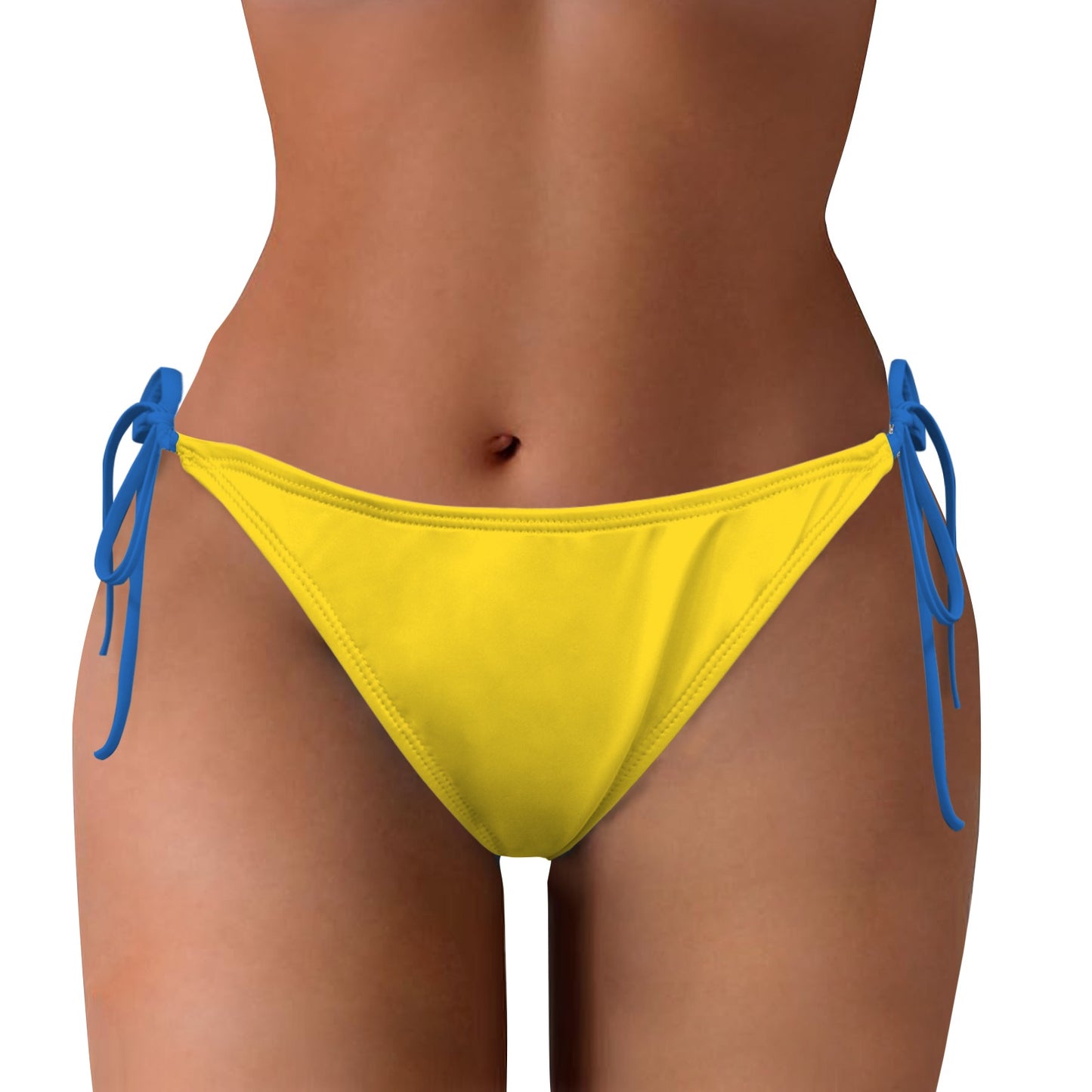 Ukraine Flag Inspired Side-Tie Bikini Bottom