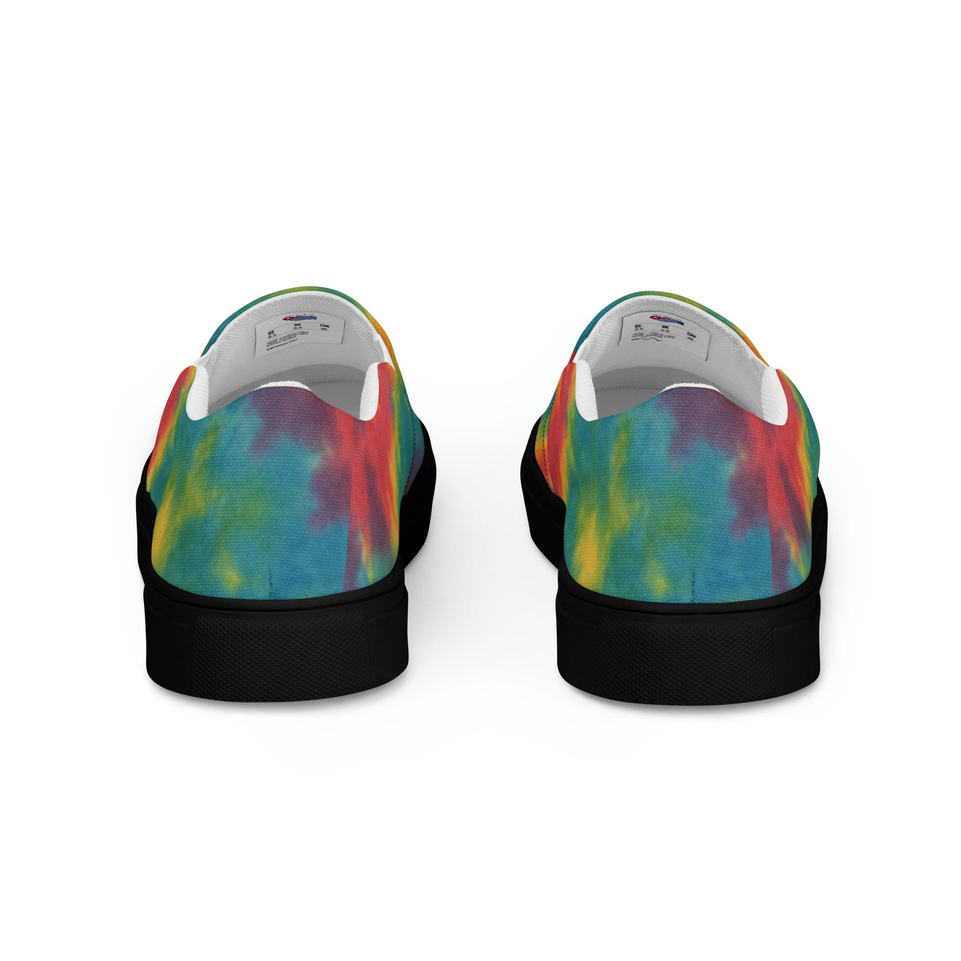 Peace Sign Tie-Dye Canvas Shoes for Women Who Walk with Soul - Luv My Flag
